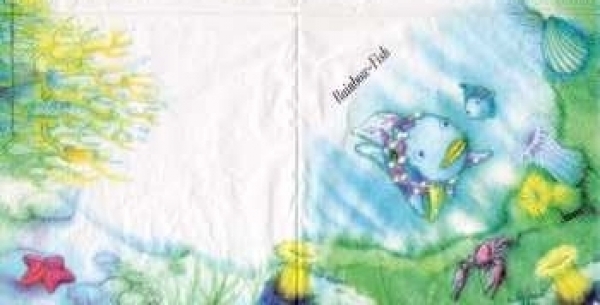 Serviette Regenbogenfisch, Rarität